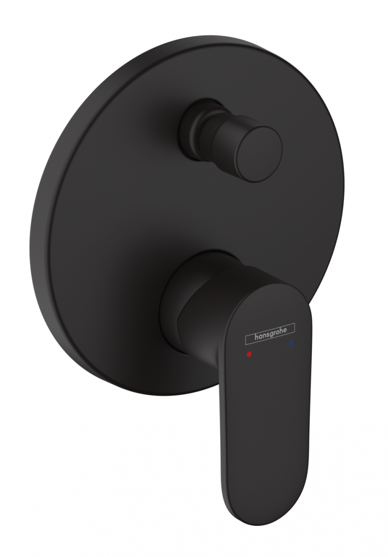 Hansgrohe FinishPlus Vernis Blend bateria wannowo-prysznicowa podtynkowa czarny matowy 71466670