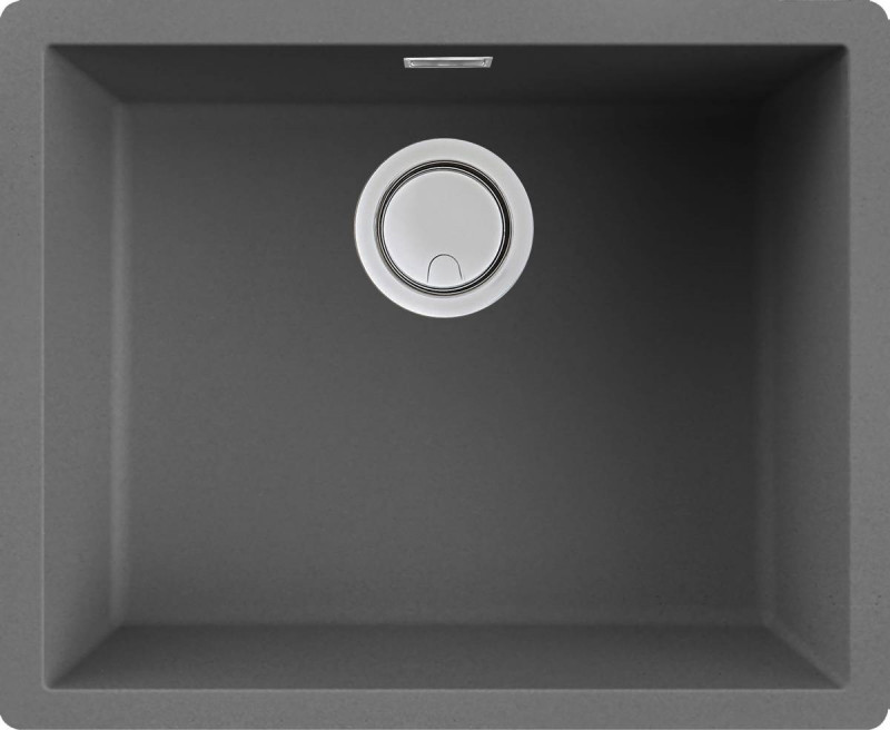 Elleci Zen 105 zlewozmywak 1 komora podwieszana lub wpuszczana K99 ciemnoszary KeratekPlus LKZ10599