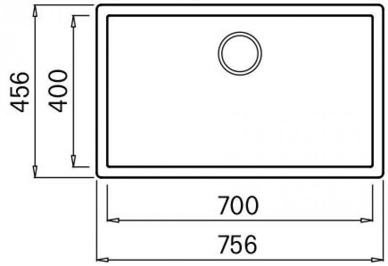 Elleci Zen 130 zlewozmywak 1 komora podwieszana lub wpuszczana K96 biały KeratekPlus LKZ13096