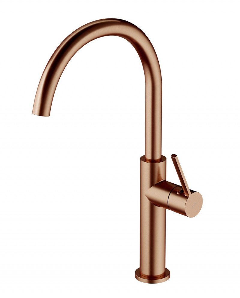 Omnires Tula bateria zlewozmywakowa miedź szczotkowana TL6050CPB