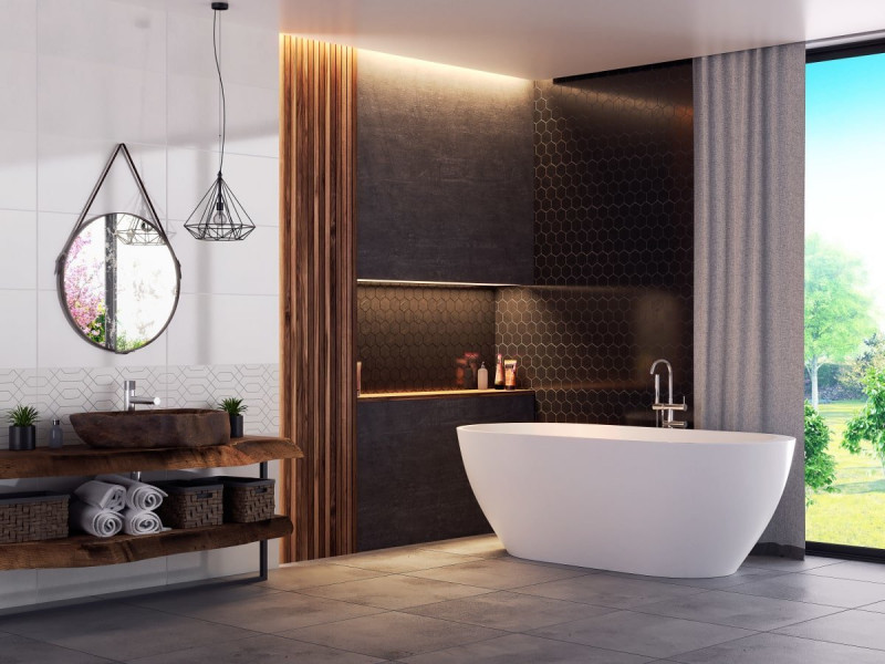 Corsan Reno wanna wolnostojąca akrylowa 160 x 74 biała E-042L