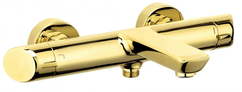 Deante Arnika bateria wannowa natynkowa złoty BQAZ10M