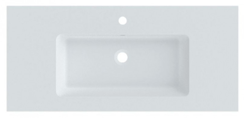 Riho Spring Dew umywalka z marmuru syntetycznego 100x46 cm biały mat F70096