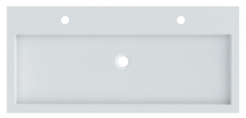 Riho Spring Vow umywalka z marmuru syntetycznego 100x40 cm biały mat F70113