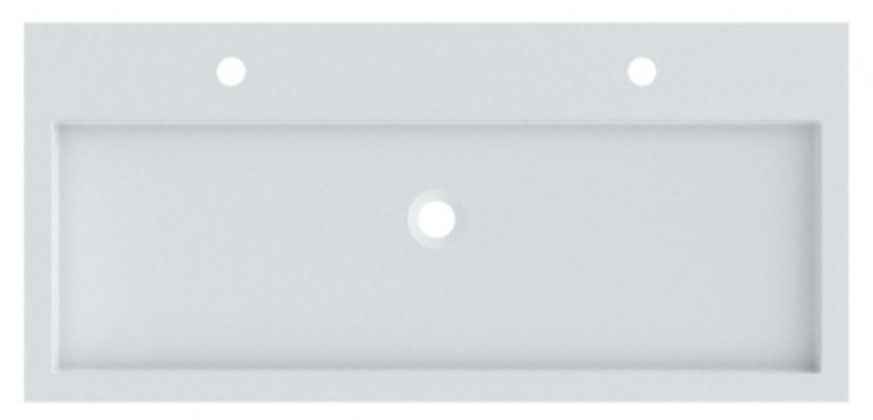 Riho Spring Vow umywalka z marmuru syntetycznego 100x46 cm biały mat F70108