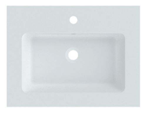 Riho Spring Dew umywalka z marmuru syntetycznego 60x46 cm biały mat F70094