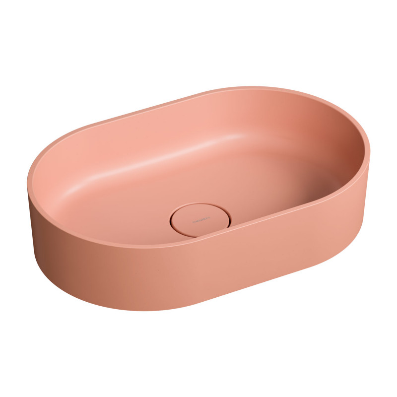 Omnires Ovo M+ umywalka nablatowa 55X36 cm coral OVOUNCO