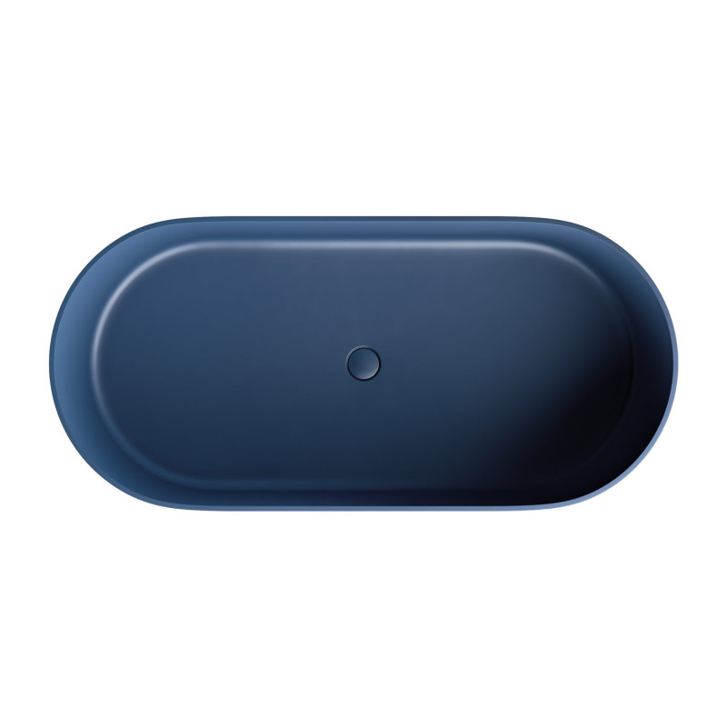 Omnires Ovo M+ wanna wolnostojąca 160x75 cm midnight blue OVOWWMB