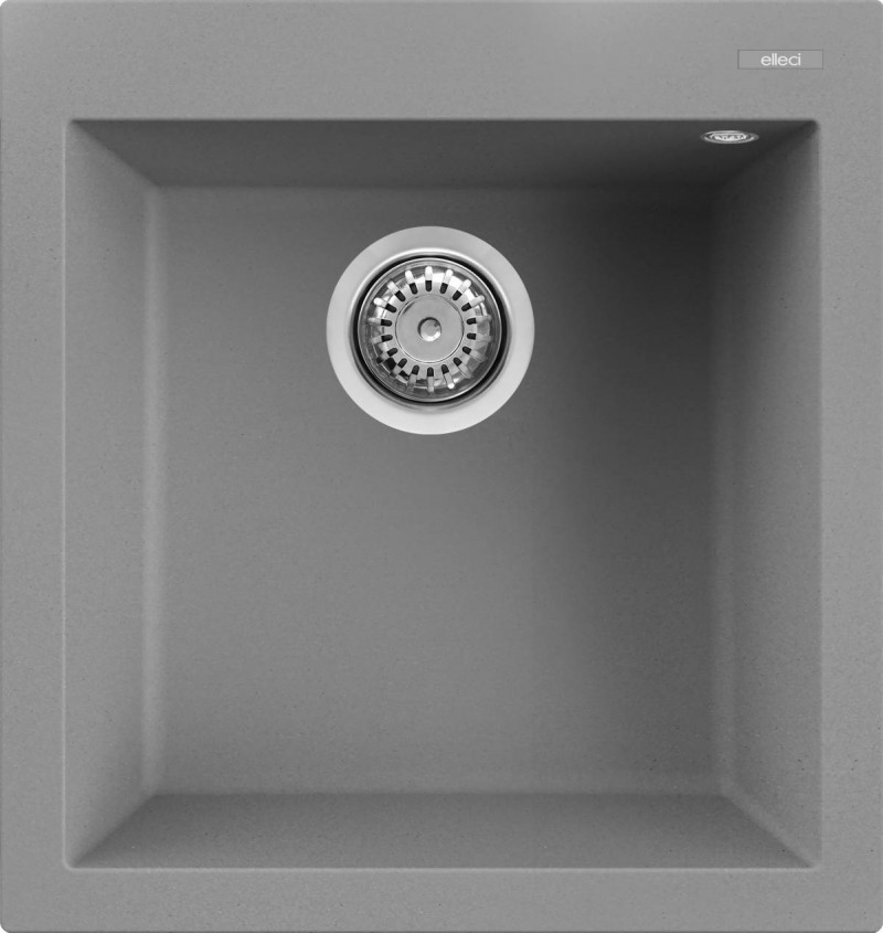 Elleci Quadra 102 zlewozmywak 1 komora wpuszczana w blat G48 cement Granitek LGQ10248