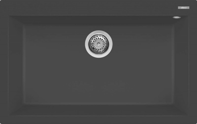 Elleci Quadra 130 zlewozmywak 1 komora wpuszczana w blat M70 Ghisa Metaltek LMQ13070