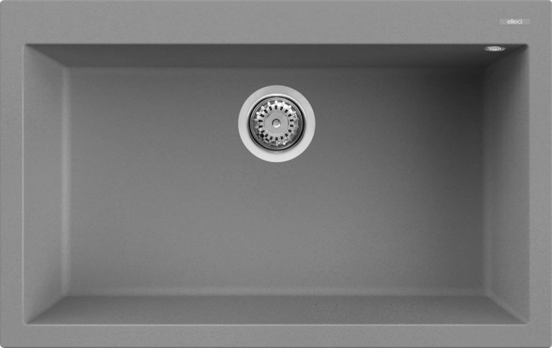 Elleci Quadra 130 zlewozmywak 1 komora wpuszczana w blat M73 Titanium Metaltek LMQ13073