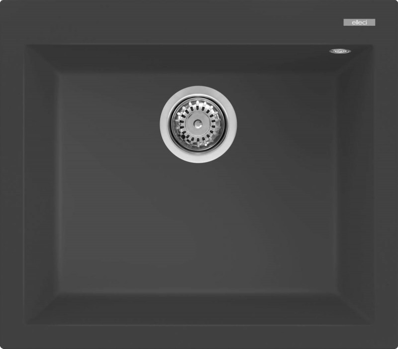 Elleci Quadra 105 zlewozmywak 1 komora wpuszczana w blat M70 Ghisa Metaltek LMQ10570