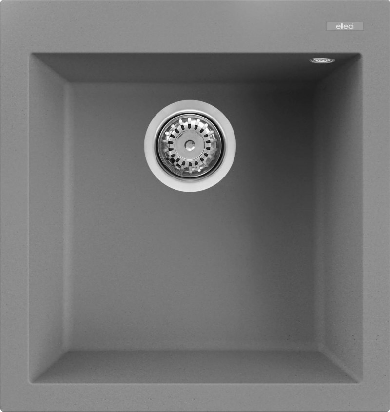 Elleci Quadra 102 zlewozmywak 1 komora wpuszczana w blat M73 Titanium Metaltek LMQ10273