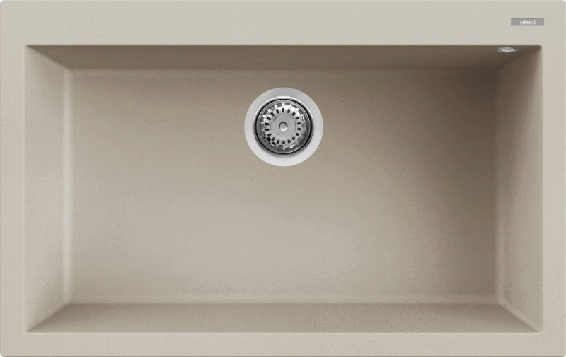 Elleci Quadra 130 zlewozmywak 1 komora wpuszczana w blat K95 szampan KeratekPlus LKQ13095