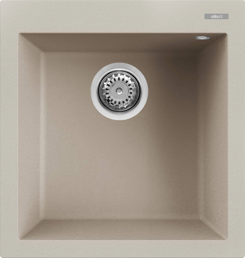Elleci Quadra 102 zlewozmywak 1 komora wpuszczana w blat K95 szampan KeratekPlus LKQ10295