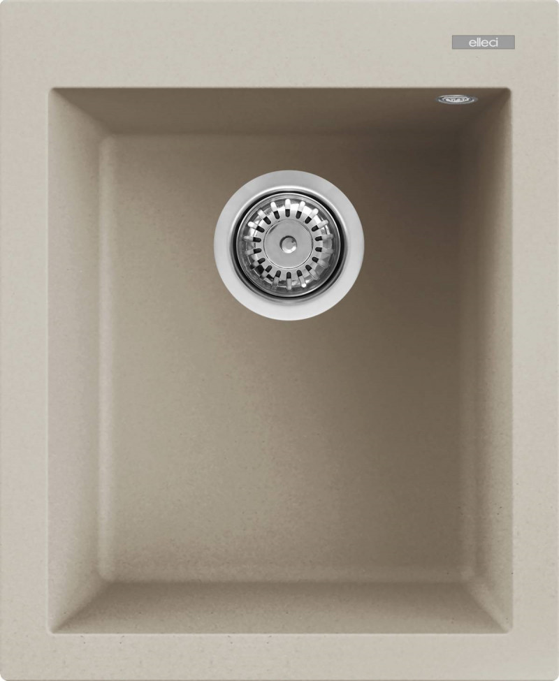 Elleci Quadra 100 zlewozmywak 1 komora wpuszczana w blat K95 szampan KeratekPlus LKQ10095