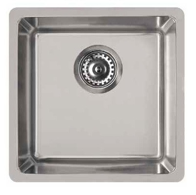 Elleci Space 400 R15 zlewozmywak 1 komora podwieszana stal satyna LIC400SACPUN15