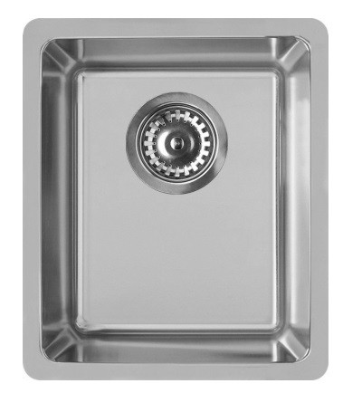 Elleci Space 340 R15 zlewozmywak 1 komora podwieszana stal satyna LIC340SACPUN15