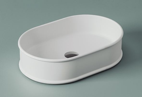 Artceram Atelier stylowa umywalka stawiana na blat 60x40 cm ATL002