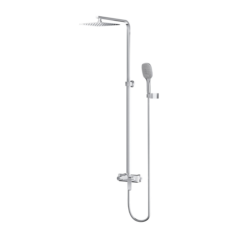 Omnires Sacramento zestaw prysznicowy z deszczownicą chrom SC2344CR