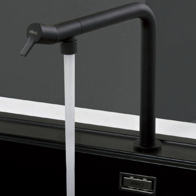 Elleci Solo bateria kuchenna zlewozmywakowa czarny MOKSOLBK