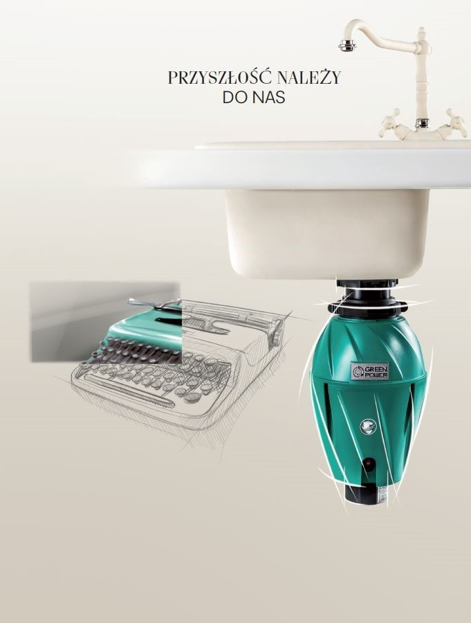 Elleci Green Power 750 TOP młynek rozdrabniacz do odpadków TDH00750