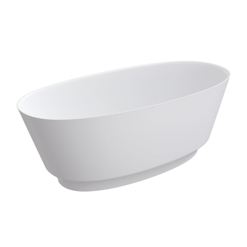 Omnires Neo M+ wanna wolnostojąca 158x72 cm Marble+ biały mat NEO158WWBM