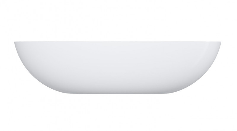 Omnires Shell M+ umywalka nablatowa 60X35 cm biały połysk SHELLUNBP