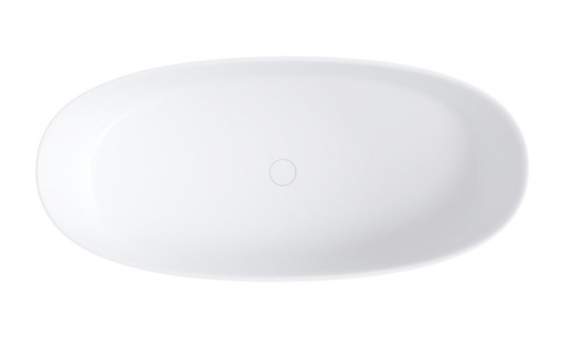 Omnires Neo M+ wanna wolnostojąca 158x72 cm Marble+ biały mat NEO158WWBM