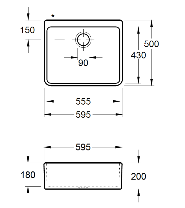 Villeroy&Boch Farmhouse 60 X zlewozmywak ceramiczny 1 komora Weiss Alpin CeramicPlus 636001R1