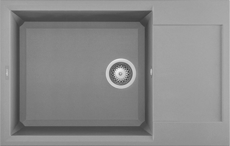 Elleci Easy 310 zlewozmywak 1 komora z ociekaczem wpuszczany w blat G48 cement Granitek LGY31048