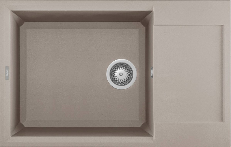 Elleci Easy 310 zlewozmywak 1 komora z ociekaczem wpuszczany w blat G43 tortora Granitek LGY31043