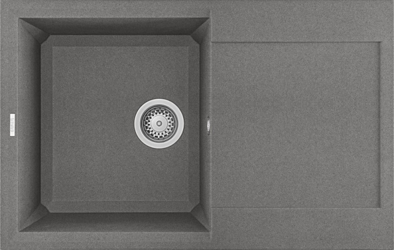 Elleci Easy 300 zlewozmywak 1 komora z ociekaczem wpuszczany w blat G48 cement Granitek LGY30048