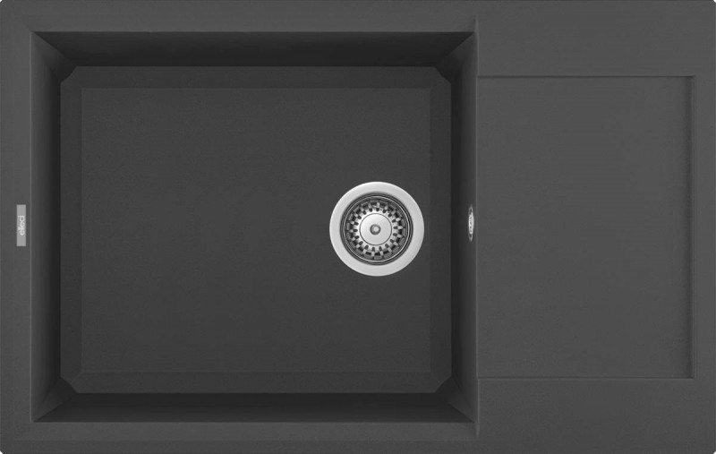 Elleci Easy 310 zlewozmywak 1 komora z ociekaczem wpuszczany w blat M70 ghisa Metaltek LMY31070