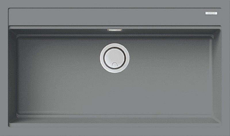 Elleci Best 360 zlewozmywak 1 komora wpuszczana w blat K97 jasnoszary KeratekPlus LKB36097