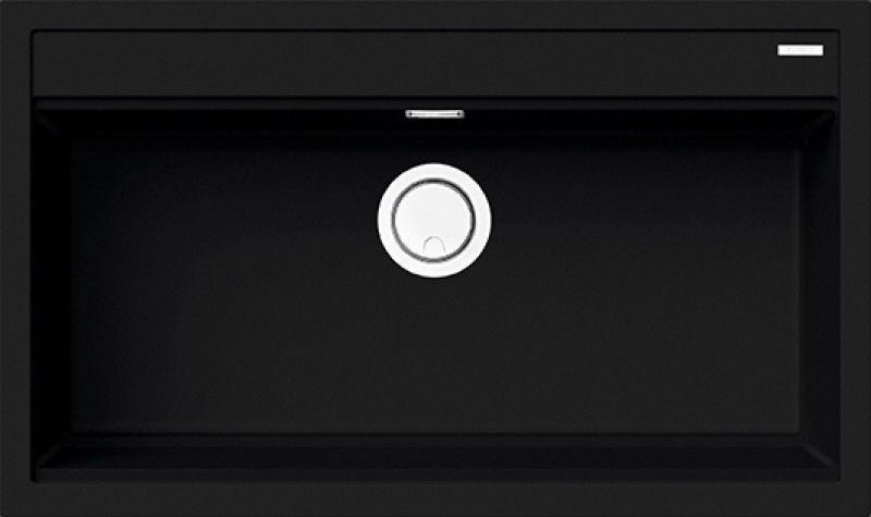 Elleci Best 360 zlewozmywak 1 komora wpuszczana w blat K86 czarny KeratekPlus LKB36086