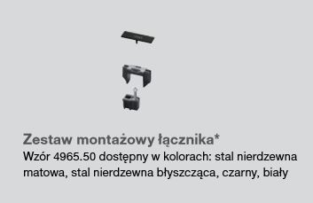 Viega Advantix Vario zestaw montażowy łącznika stal błyszcząca 711801