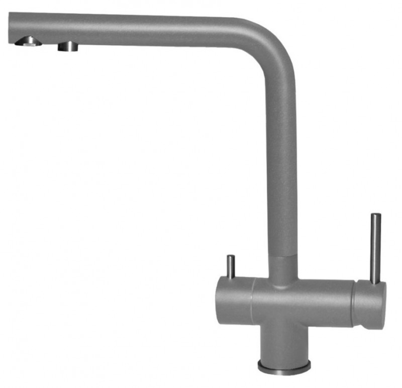 Elleci Tourmaline bateria kuchenna zlewozmywakowa do wody filtrowanej Metaltek M73 titanium MMKTOU73