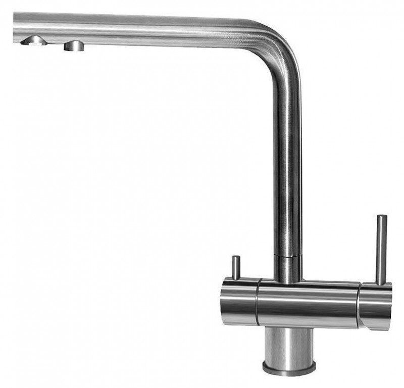 Elleci Tourmaline bateria kuchenna zlewozmywakowa do wody filtrowanej inox MIKTOUIN