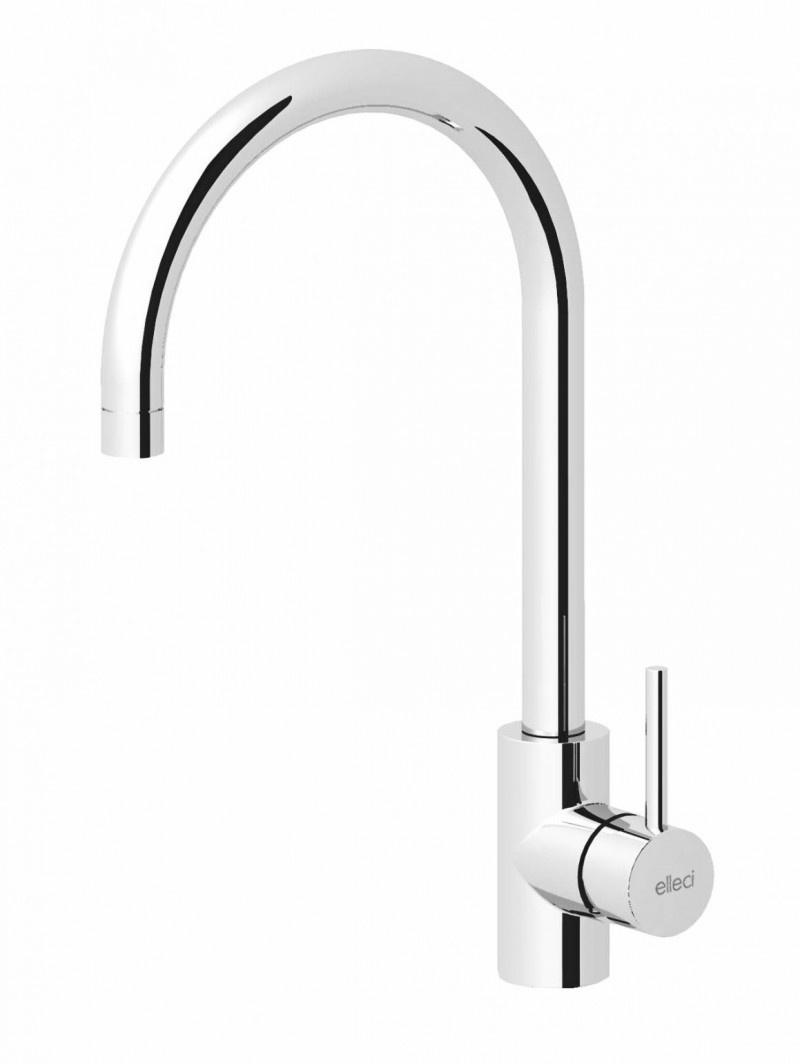 Elleci Cloud  bateria kuchenna zlewozmywakowa z obrotową wylewką chrom MIKCLOCR