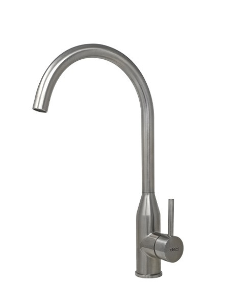 Elleci Adige bateria kuchenna zlewozmywakowa z obrotową wylewką inox MIKADIIN