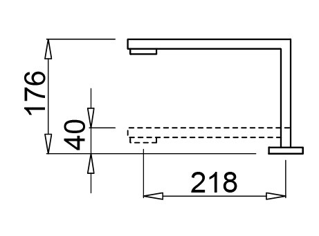 Elleci Fusion bateria kuchenna podokienna z wyciąganą wylewką chrom MIKFUSCR