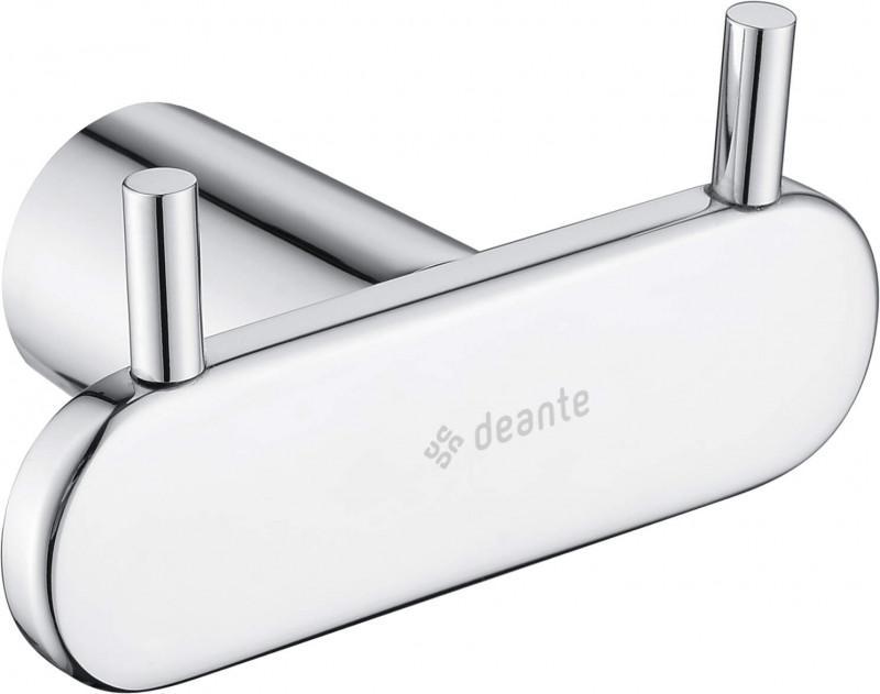 Deante Round haczyk wieszak podwójny chrom połysk ADR0121