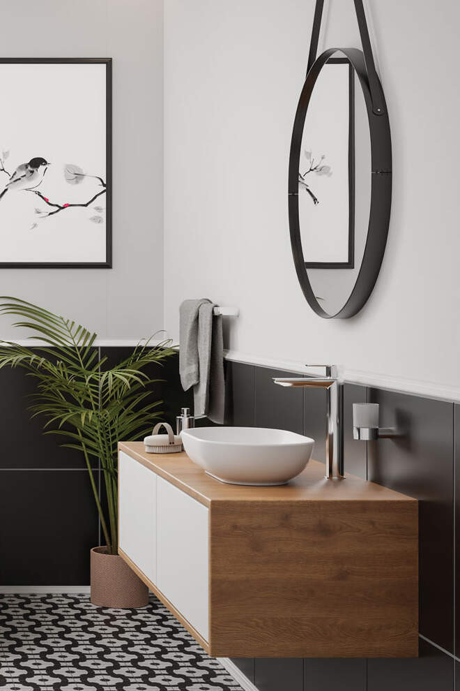 Deante Round Kubek wiszący chrom połysk ADR0911