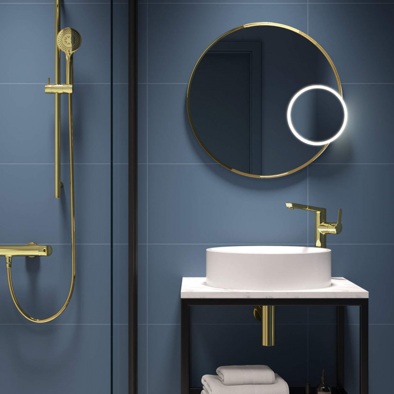 Deante Round Lusterko kosmetyczne magnetyczne - podświetlenie LED ADR0821