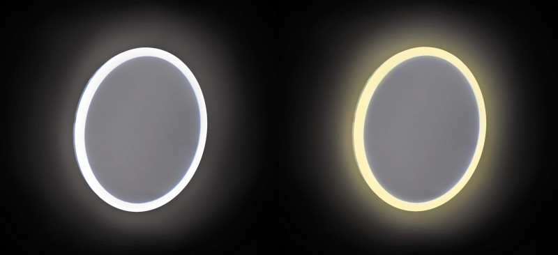 Deante Round Lusterko kosmetyczne magnetyczne - podświetlenie LED ADR0821