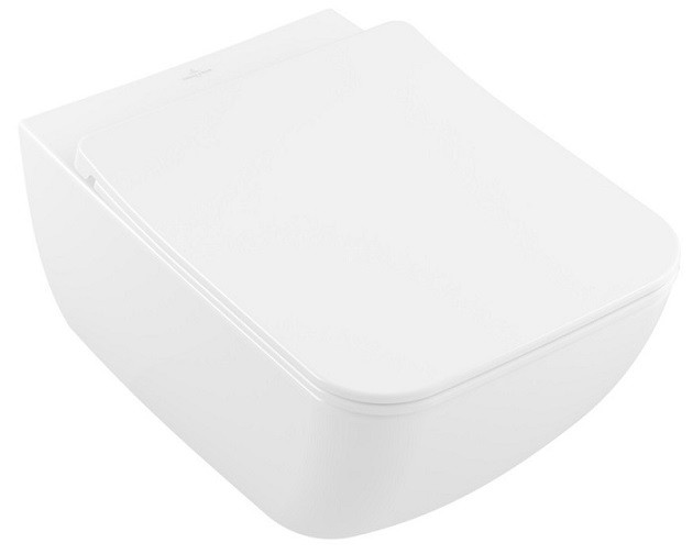 Villeroy&Boch ViConnect + Venticello DirectFlush - Zestaw 5w1 - kompletny stelaż + przycisk czarny mat + muszla + deska wolnoopadająca slim