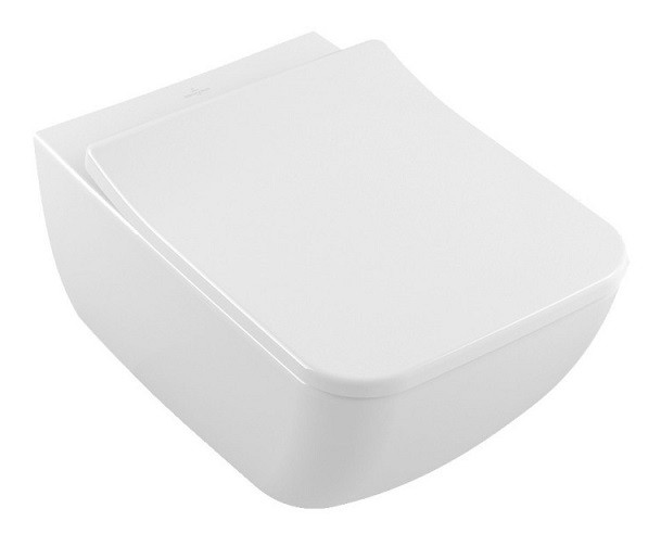 Villeroy&Boch ViConnect + Venticello DirectFlush - Zestaw 5w1 - kompletny stelaż + przycisk czarny mat + muszla + deska wolnoopadająca