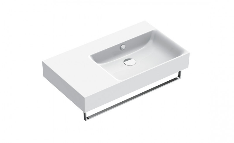 Catalano New Premium umywalka 80 cm 80x47 z blatem po lewej stronie biały 180DVPN00