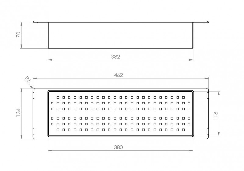 Elleci odsączarka do zlewozmywaków Quadra oraz Zen stal AVI03305